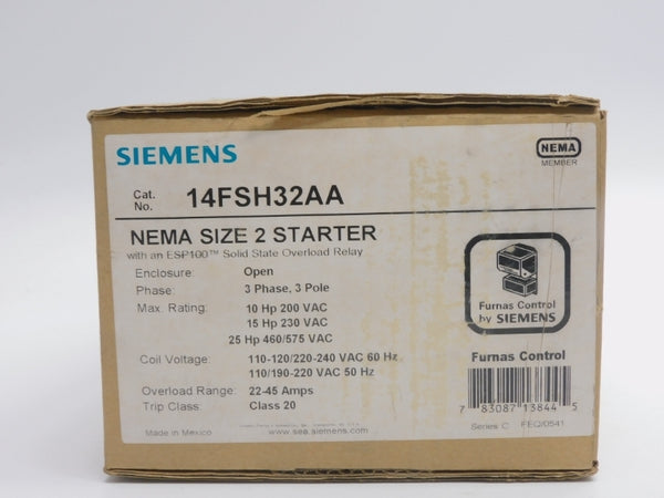 SIEMENS 14FSH32AA SER. C 110-120/220-240V 22-45A NSMP