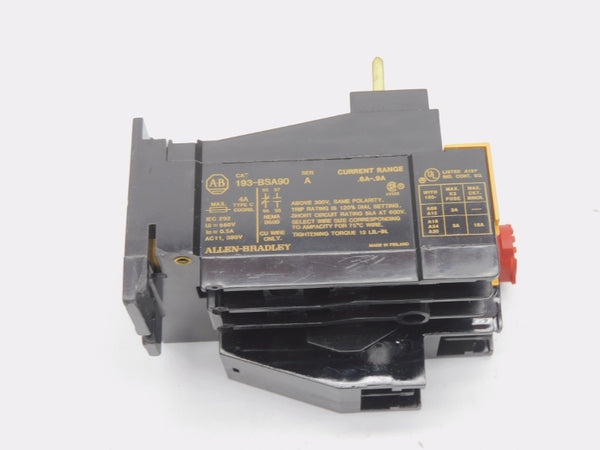 ALLEN BRADLEY 193-BSA90 SER. A 660V .6-.9A NSNP