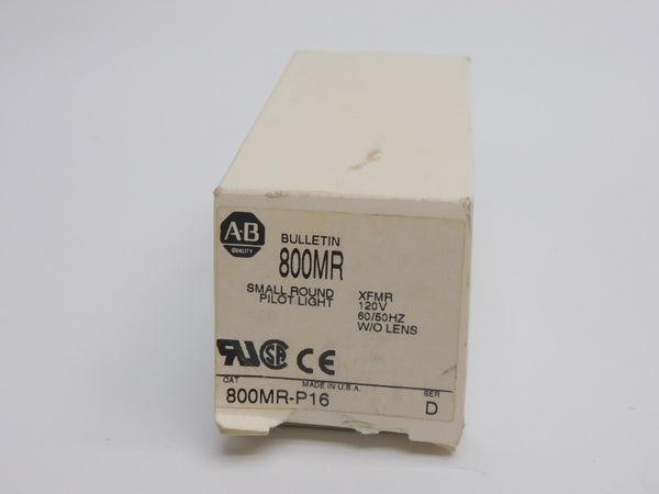 ALLEN BRADLEY 800MR-P16 SER. D 120V (WH) NSMP