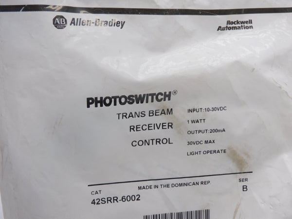 ALLEN BRADLEY 42SRR-6002 SER. B 10-30VDC NSMP