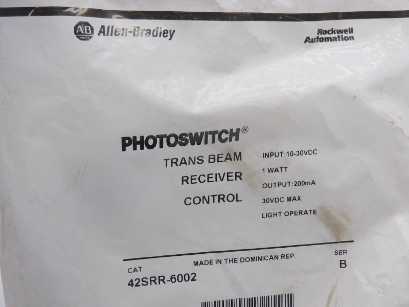 ALLEN BRADLEY 42SRR-6002 SER. B 10-30VDC NSMP