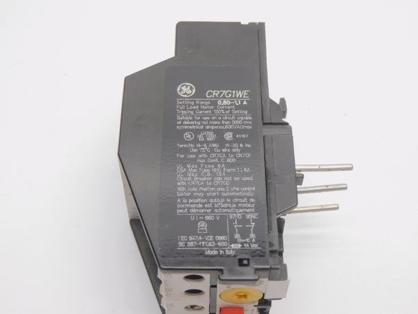 GENERAL ELECTRIC CR7G1WE 600V 0.80-1.1A UNMP