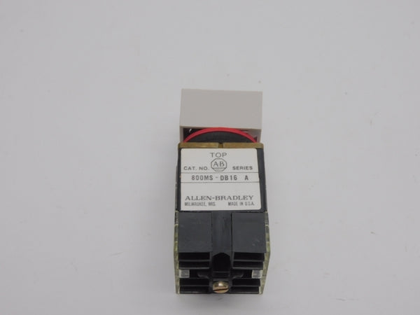 ALLEN BRADLEY 800MS-DB16B SER. C (BK/YL) NSMP