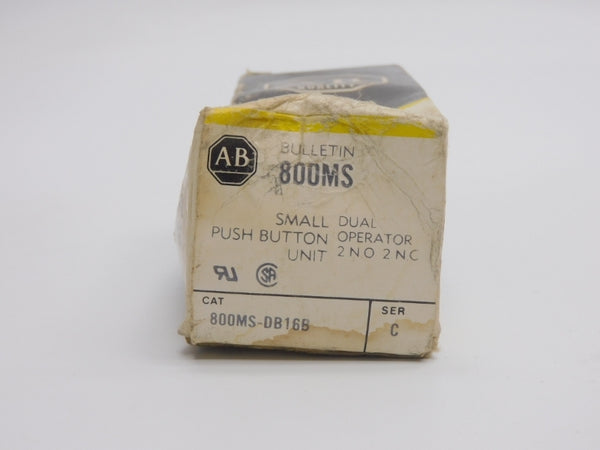 ALLEN BRADLEY 800MS-DB16B SER. C (BK/YL) NSMP