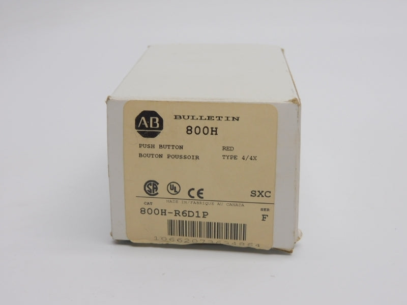 ALLEN BRADLEY 800H-R6D1P SER. F (WH) NSMP