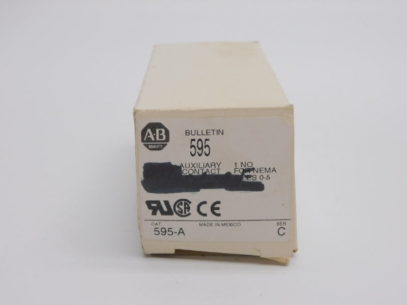 ALLEN BRADLEY 595-A SER. C 600VAC (WH) NSMP