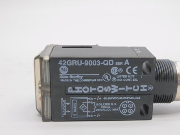ALLEN BRADLEY 42GRU-9003-QD SER. A 20-264VAC (GY/BL) NSMP
