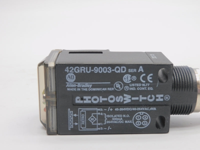 ALLEN BRADLEY 42GRU-9003-QD SER. A 20-264VAC (GY/BL) NSMP