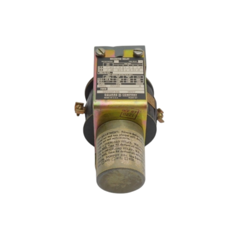 SQUARE D 9055A0108 SER. A 600V 10A NSNP