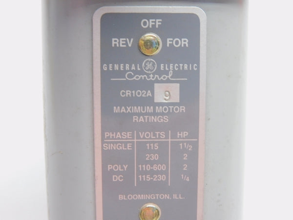 GENERAL ELECTRIC CR102A9 110-600V (AS IS) NSNP