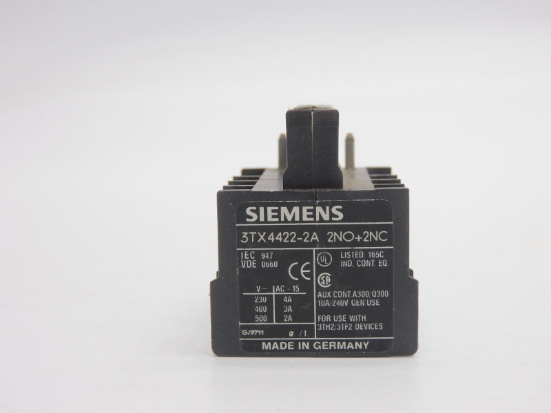 SIEMENS 3TX4422-2A 500V 4A NSNP