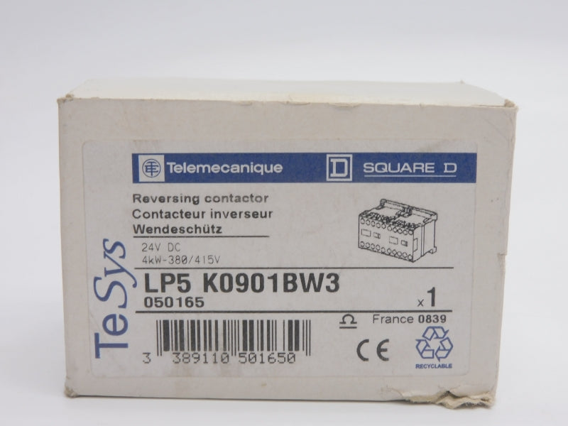 TELEMECANIQUE LP5K0901BW3 24VDC 20A NSMP