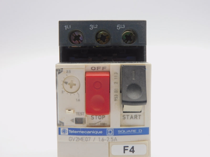 TELEMECANIQUE GV2ME07 690V 1.6-2.5A (AS IS) NSNP