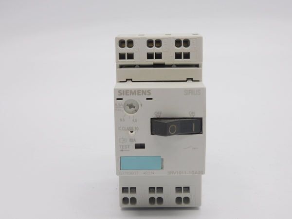 SIEMENS 3RV1011-1GA20 690V 4.5-6.3A NSMP