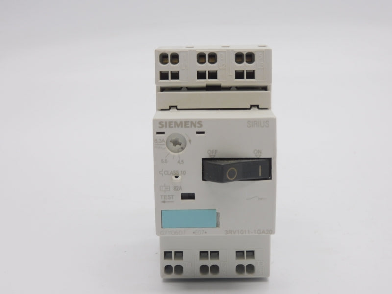 SIEMENS 3RV1011-1GA20 690V 4.5-6.3A NSMP