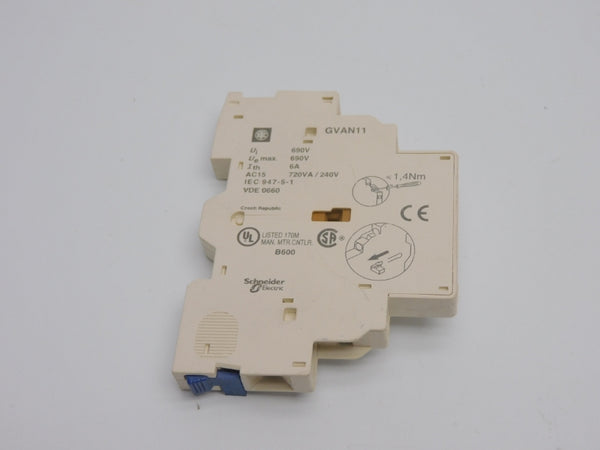SCHNEIDER ELECTRIC GVAN11 690V 6A UNMP
