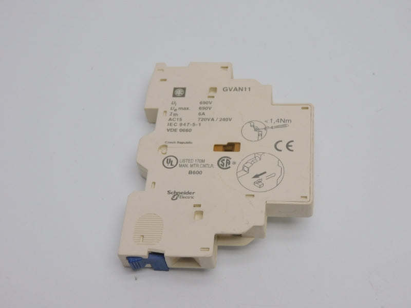 SCHNEIDER ELECTRIC GVAN11 690V 6A UNMP