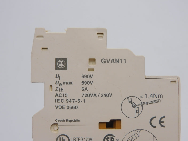 SCHNEIDER ELECTRIC GVAN11 690V 6A UNMP