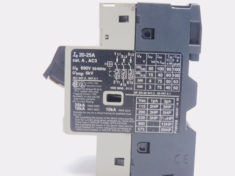 TELEMECANIQUE GV2-M22 690V 20-25A NSNP