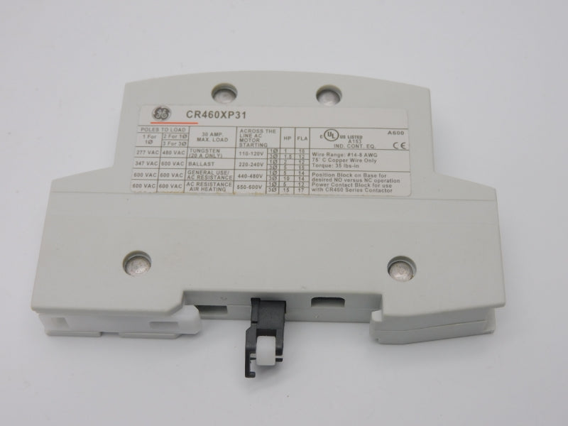 GENERAL ELECTRIC 460XP31 600VAC 30A NSMP