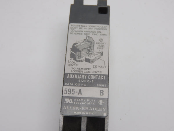 ALLEN BRADEY 595-A SER. B 600VAC (AS IS) NSNP