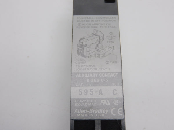 ALLEN BRADLEY 595-A SER. C 600VAC (GY/BL) NSMP
