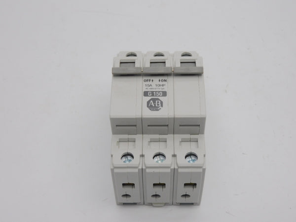 ALLEN BRADLEY 1492-CB3G150 SER. C 277V 15A (WH) NSMP