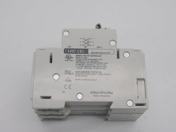 ALLEN BRADLEY 1492-CB3G150 SER. C 277V 15A (WH) NSMP