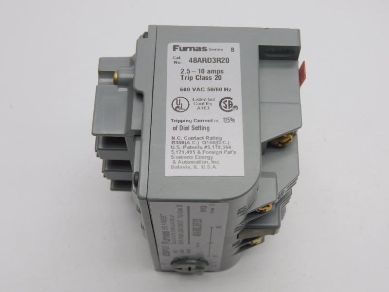 FURNAS 48ARD3R20 SER. B 600VAC 2.5-10A NSNP
