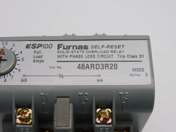 FURNAS 48ARD3R20 SER. B 600VAC 2.5-10A NSNP