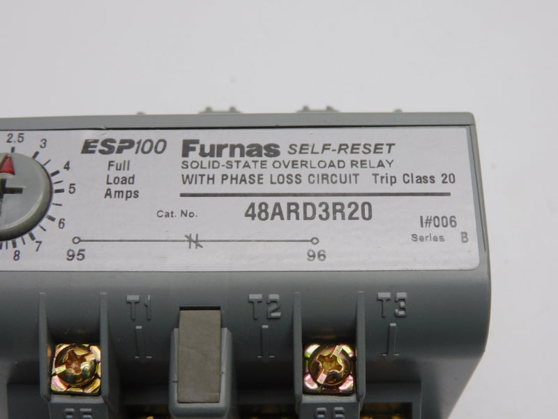 FURNAS 48ARD3R20 SER. B 600VAC 2.5-10A NSNP