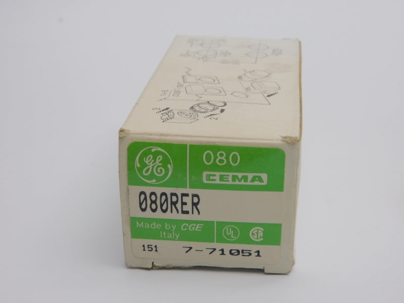 GENERAL ELECTRIC 080RER NSMP