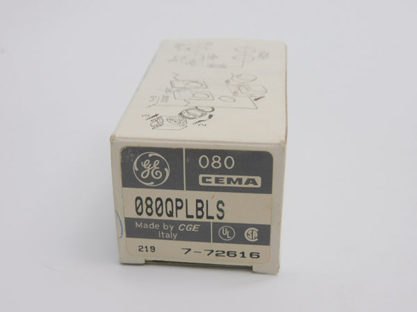 GENERAL ELECTRIC 080QPLBLS NSMP