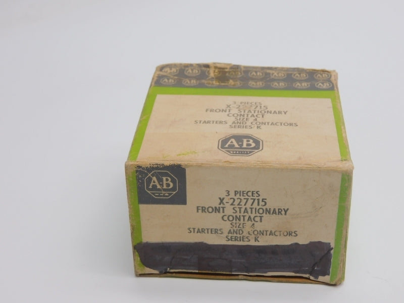 ALLEN BRADLEY X-227715 SER. K (PKG OF 3) (BK/GR) NSMP