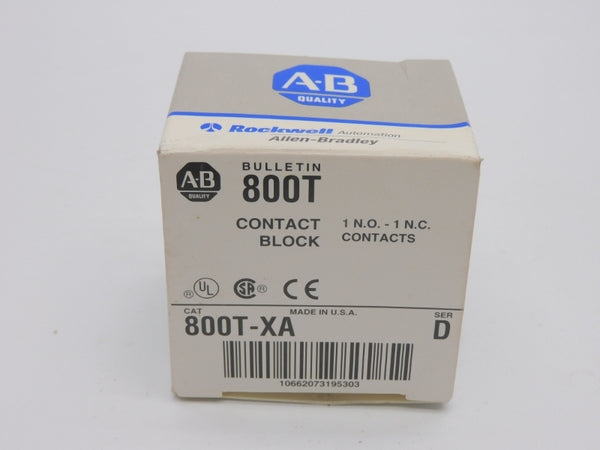 ALLEN BRADLEY 800T-XA SER. D (GY/BL) NSMP