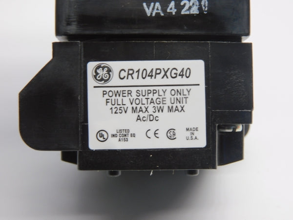 GENERAL ELECTRIC CR104PLG82M 120V NSMP