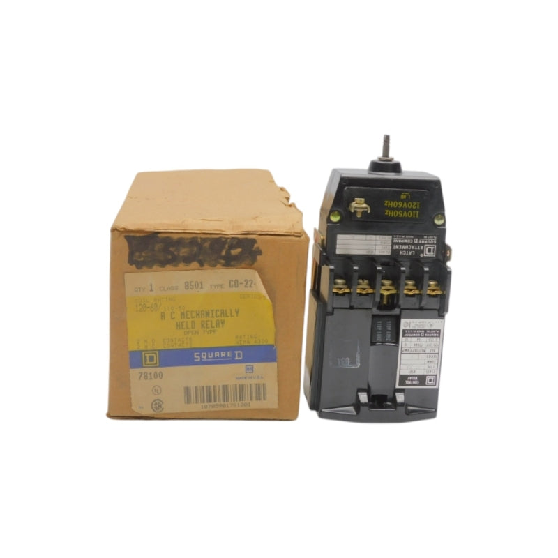 SQUARE D 8501GO22GL SER. D 110/120V 10A NSMP