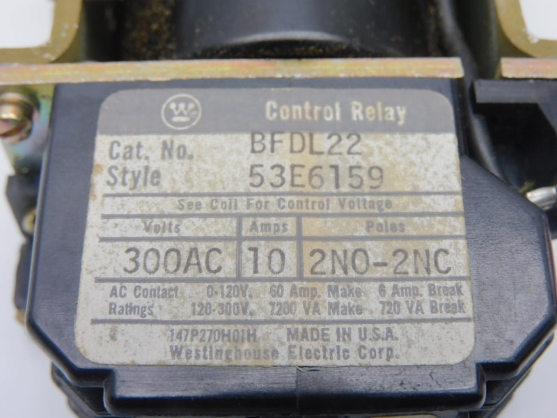 WESTINGHOUSE BFDL22 300VAC 10A NSNP