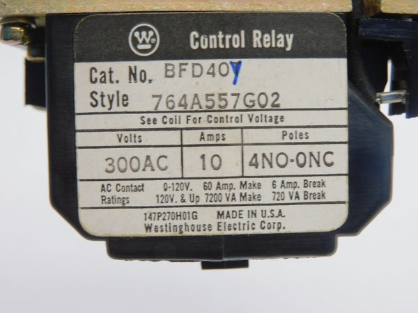 WESTINGHOUSE BFD40T 48VDC 10A NSNP