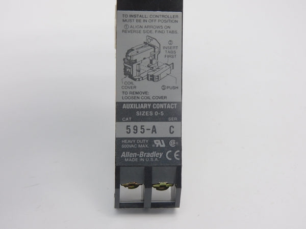 ALLEN BRADLEY 595-A SER. C 600VAC (GY/BL) NSMP