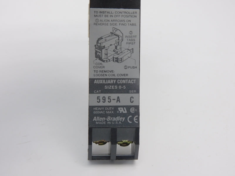 ALLEN BRADLEY 595-A SER. C 600VAC (GY/BL) NSMP