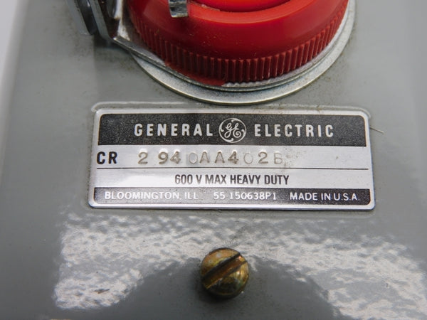 GENERAL ELECTRIC CR2940AA402B 600V NSNP