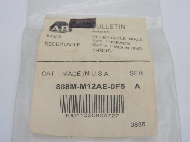 ALLEN BRADLEY 888M-M12AE-0F5 SER. A NSMP