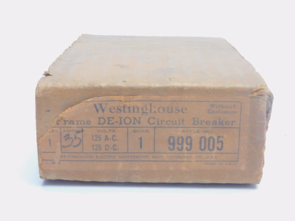 WESTINGHOUSE 999005 125V 35A NSMP