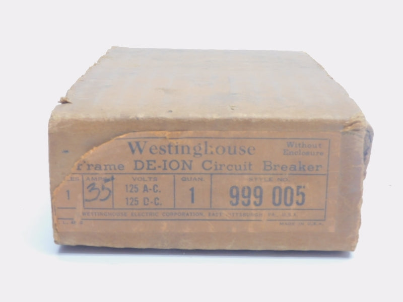 WESTINGHOUSE 999005 125V 35A NSMP