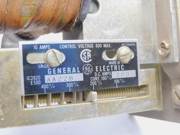 GENERAL ELECTRIC IC2820E500AA22B 600V 300A UNMP