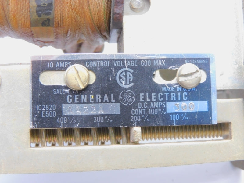 GENERAL ELECTRIC IC2820E500AA22A 600V 300A UNMP