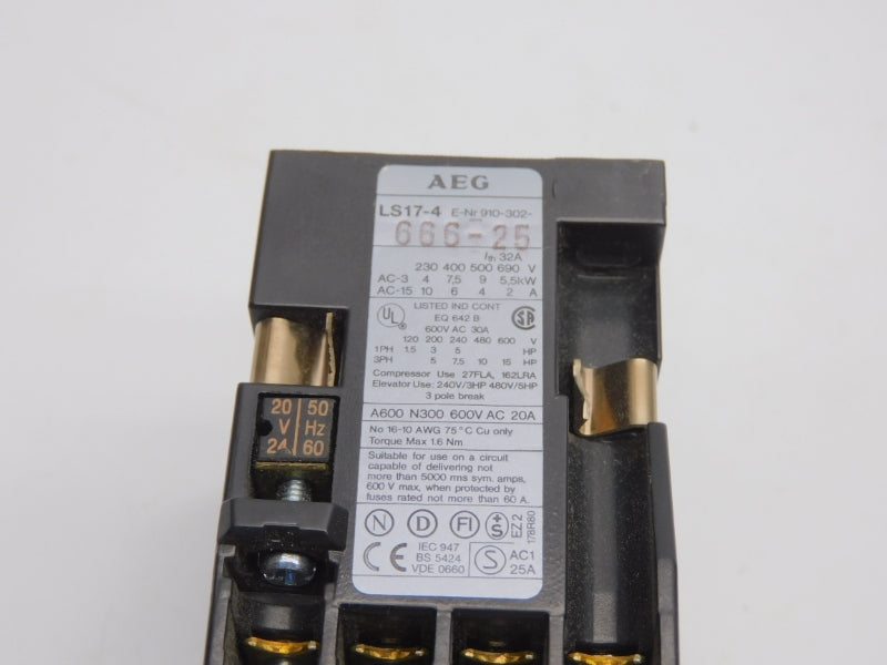 AEG 910-302-666-25 20/24V 32A NSNP