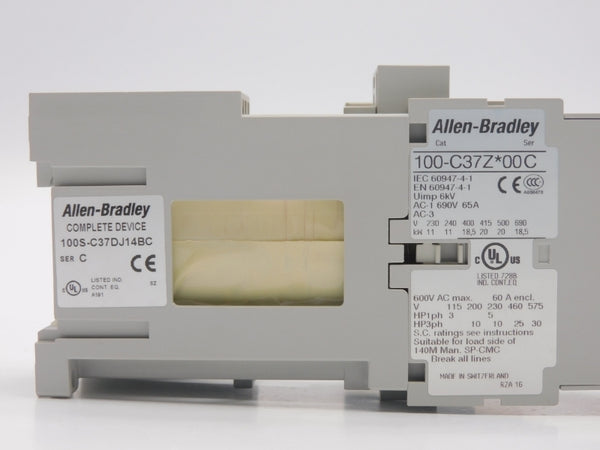 ALLEN BRADLEY 100S-C37DJ14BC SER. C 24VDC 65A NSNP