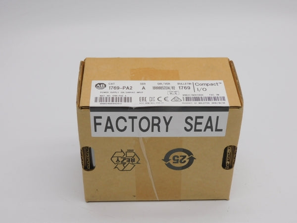 ALLEN BRADLEY 1769-PA2 SER. A VER. 02 120/240VAC DATE: 2016 NSFS